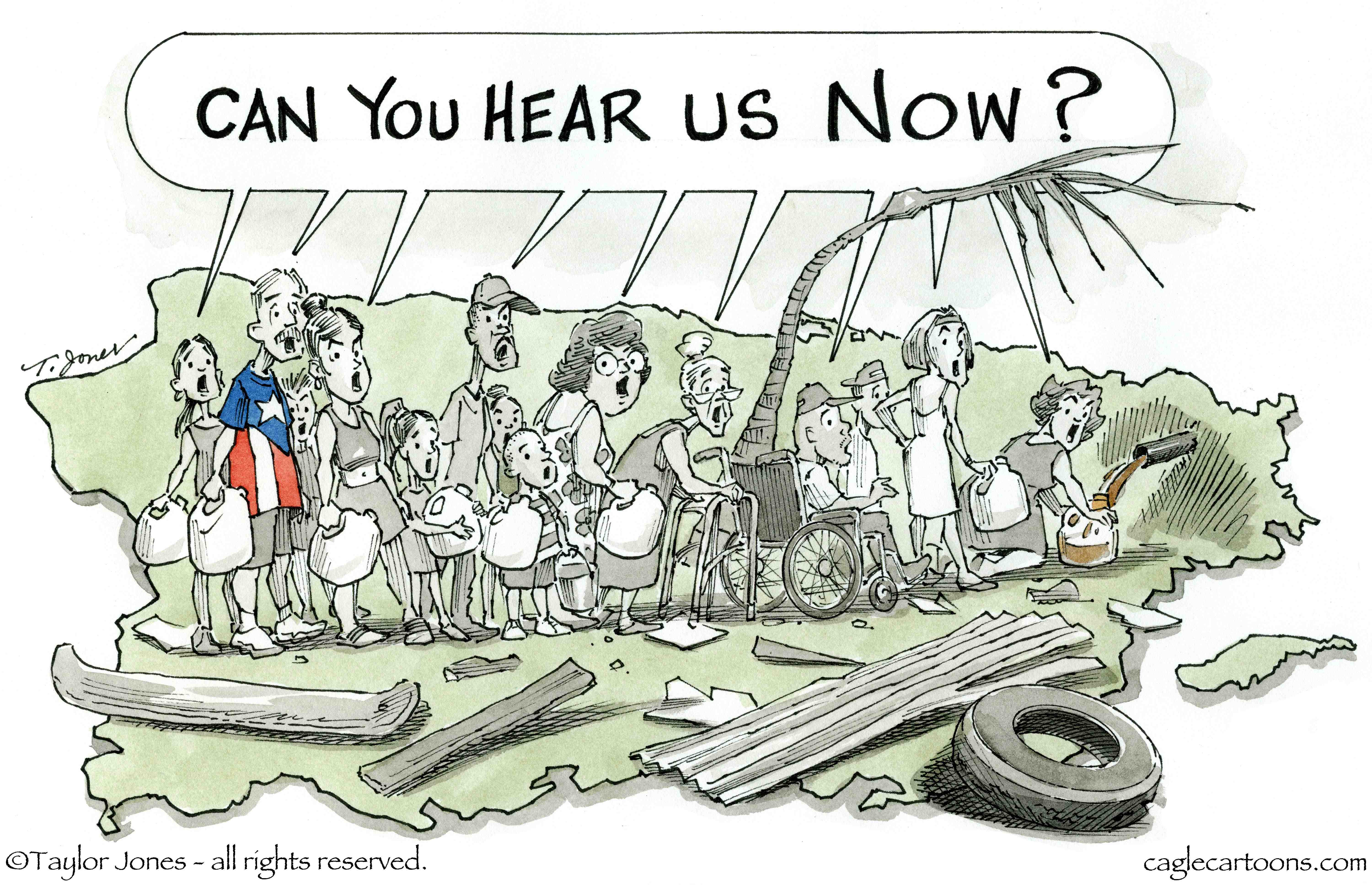 Puerto Rico en un solo clamor