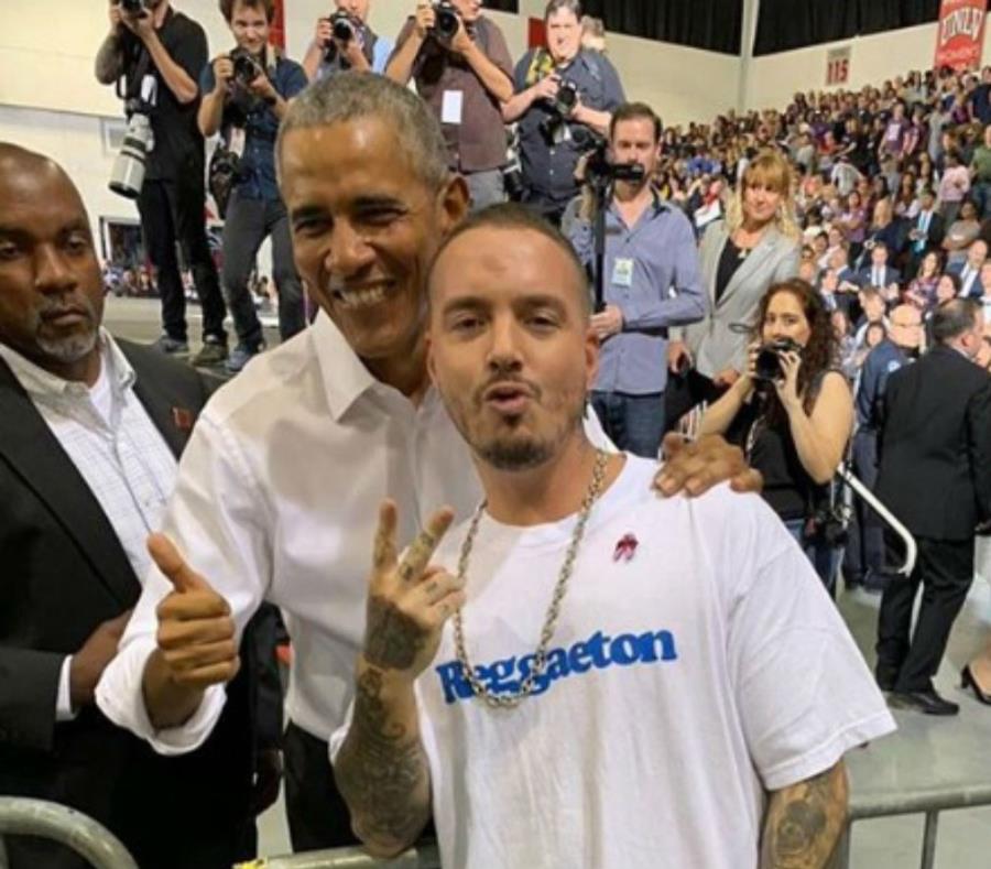 El expresidente Barack Obama reitera su gusto por la música de J Balvin. (semisquare-x3)