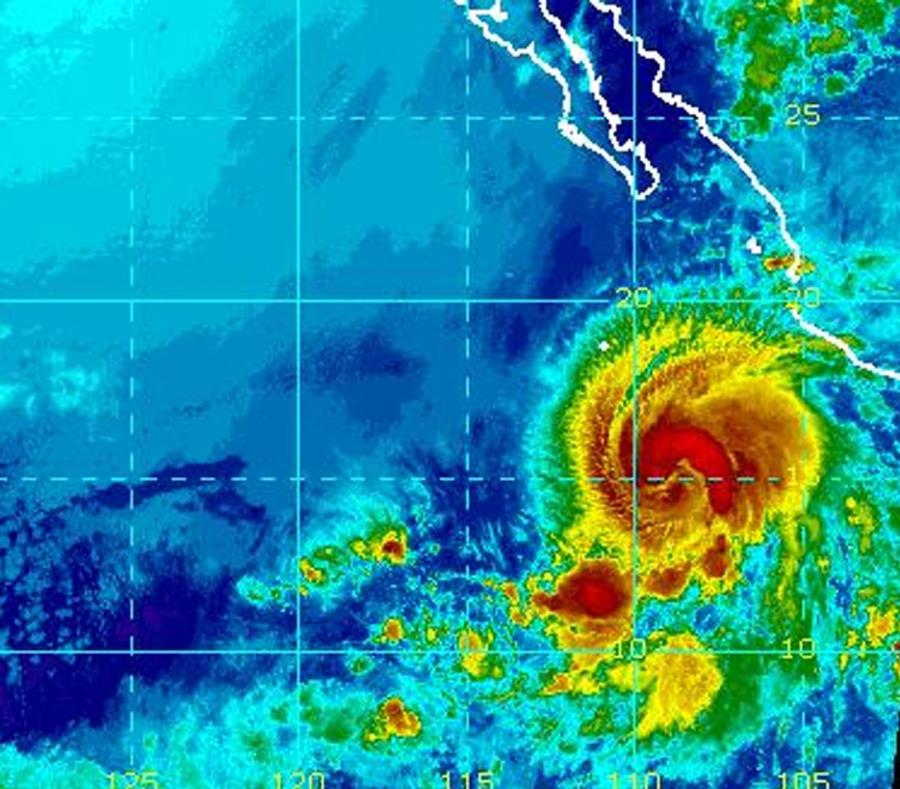 Imagen de satélite de la tormenta Aletta. (Captura / NOAA) (semisquare-x3)
