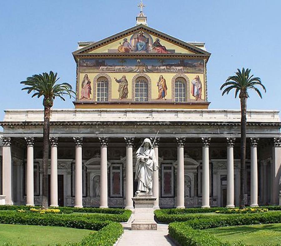 Imagen de la basílica San Pablo, en Roma. (GFR Media) (semisquare-x3)