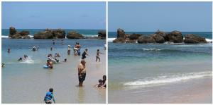 Antes y después: el coronavirus vacía las playas y las iglesias en Semana Santa