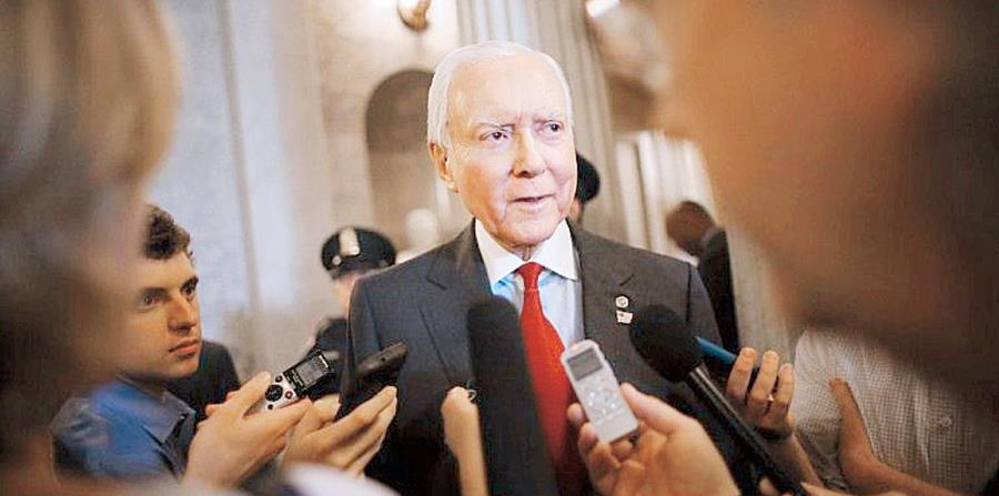 El acuerdo fue alcanzado entre el presidente del Comité de Finanzas, el republicano Orrin Hatch (en la foto) y el portavoz demócrata Ron Wyden. (horizontal-x3)