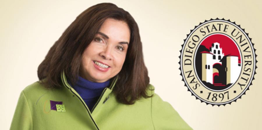 De la Torre, quien se desempeñó como vicerrectora de asuntos estudiantiles en la Universidad de California Davis, es una reconocida experta en temas de salud entre las comunidades latinas y chicanas. (Imagen capturada de la Universidad Estatal de San Dieg (horizontal-x3)