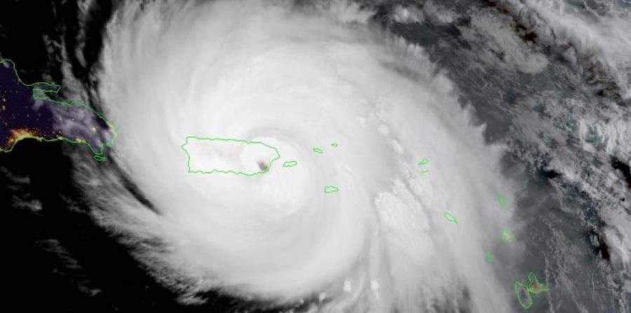 El momento exacto en que María toca tierra en Puerto Rico, capturado por el satélite GOES 16. (FOTOS / NASA) (horizontal-x3)