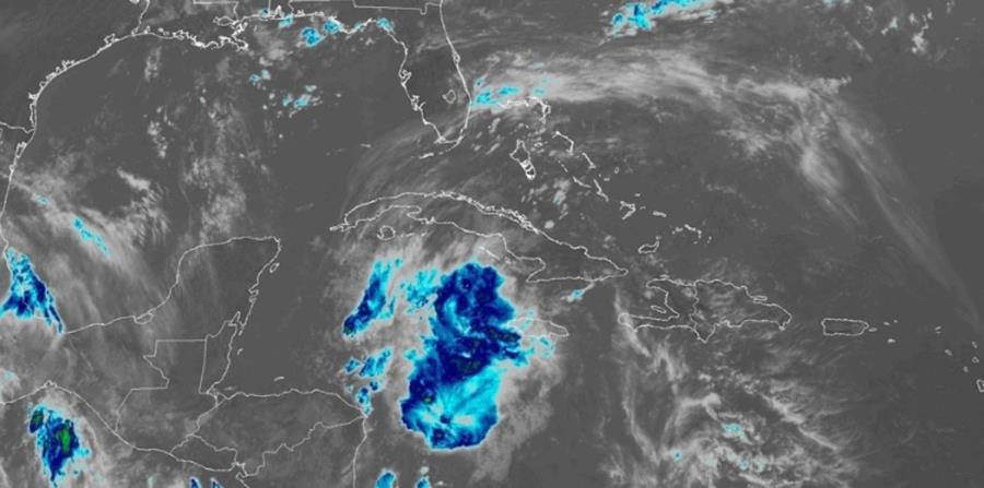 Imagen de satélite de la baja presión. (Captura / NOAA) (horizontal-x3)