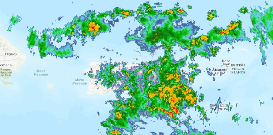Imagen de satélite de la onda tropical que se aproxima a la isla y que llegó a convertirse en el huracán Beryl. (Captura / NOAA) (horizontal-x3)