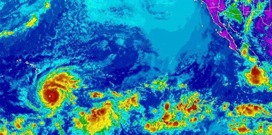 El huracán Lane es categoría 4. (Imagen de la NOAA) (horizontal-x3)