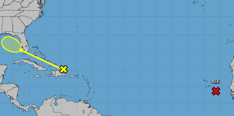 Mapa de trayectoria trazado por el Centro Nacional de Huracanes (NHC, en inglés). (Captura / NOAA) (horizontal-x3)