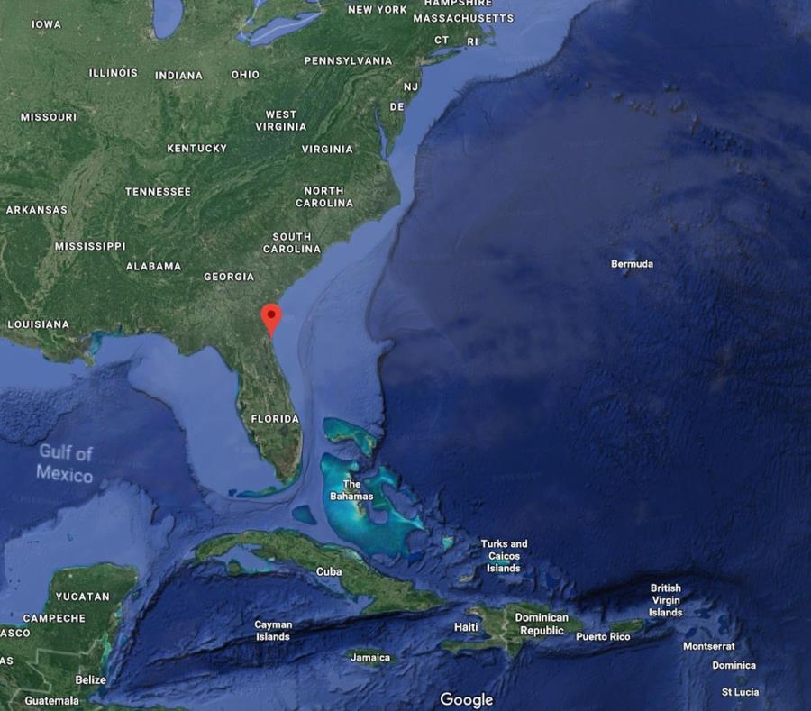 La avioneta envió una señal de auxilio al perder altitud cerca de Ponte Vedra Beach, en Florida. (Google) (semisquare-x3)