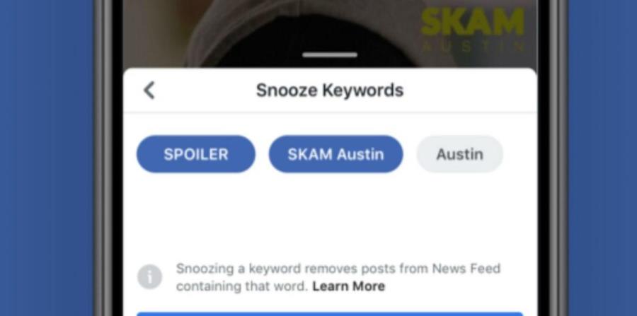 “Keyword Snooze” de Facebook trabajará de manera similar a las funciones de silenciamiento que ofrecen otras plataformas como Twitter e Instagram (horizontal-x3)