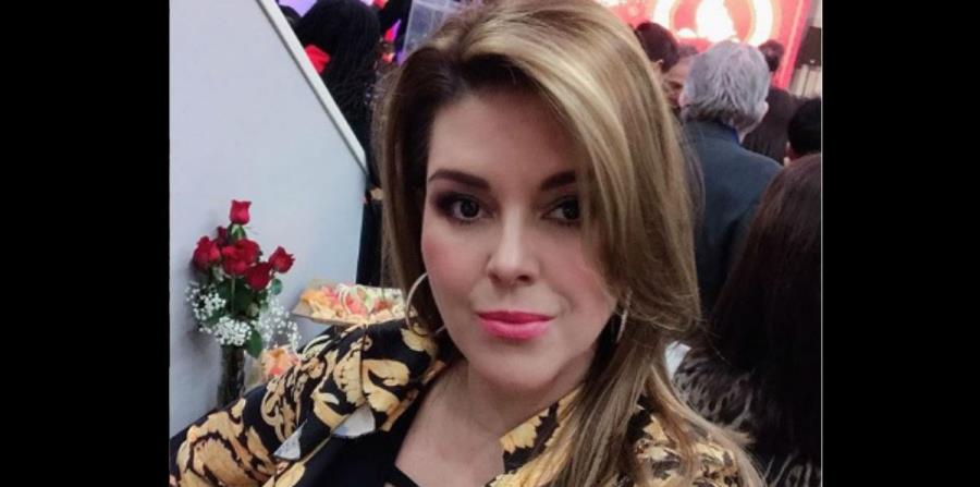 Alicia Machado sufre una caída en un programa en vivo