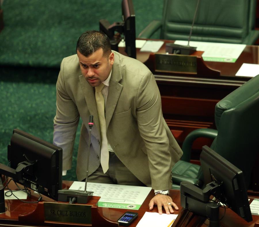 El representante del PPD, Ramón Luis Cruz Burgos (semisquare-x3)