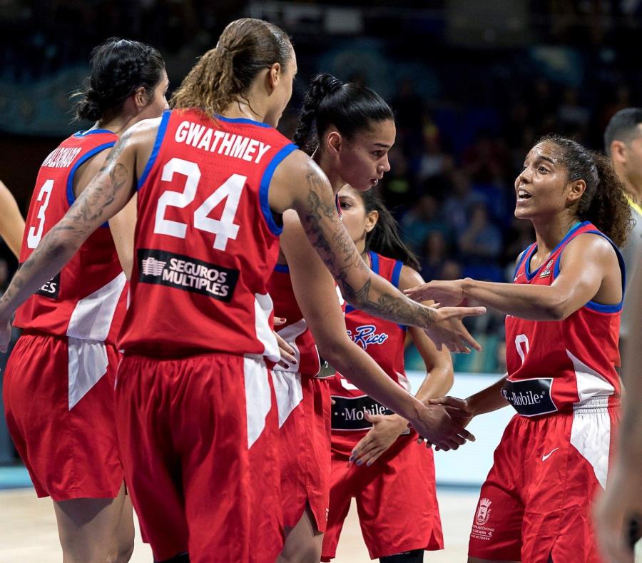 Puerto Rico recogió muchos positivos de su primera mitad ante España. (EFE) (semisquare-x3)