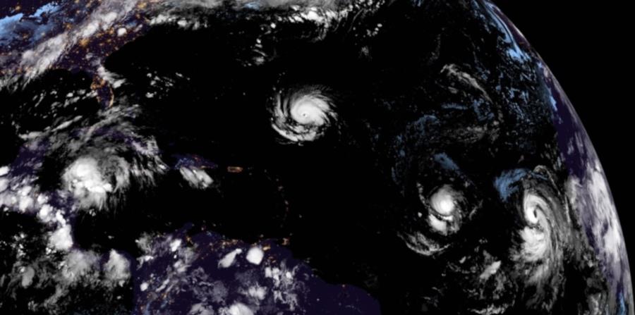 Según el pronóstico del boletín de las 11:00 a.m., Isaac estaría pasando el viernes como tormenta tropical al sur de la isla. (NOAA) (horizontal-x3)