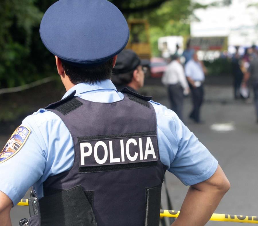 Un agente de la Policía observa una escena investigada por las autoridades. (GFR Media) (semisquare-x3)
