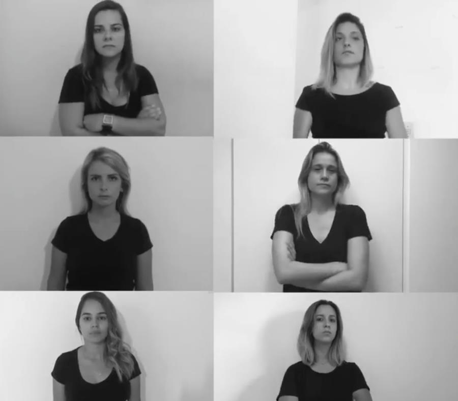 Las periodistas lanzaron una campaña para llamar la atención sobre su situación y para crear presión para acabar con el sexismo y el acoso que sufren mientras trabajar, a menudo de parte de aficionados cuando están en directo. (AP Foto) (semisquare-x3)