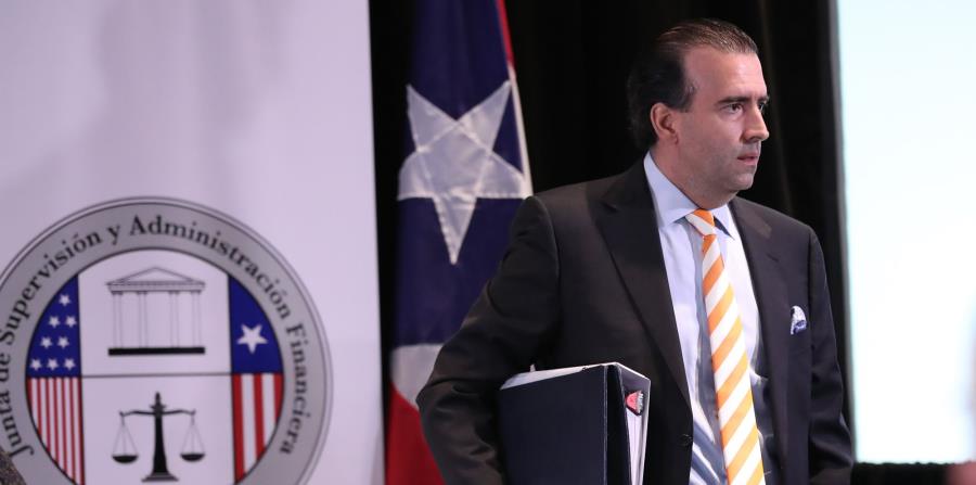 En la foto, el presidente de la Junta de Supervisión Fiscal, José Carrión III. (horizontal-x3)