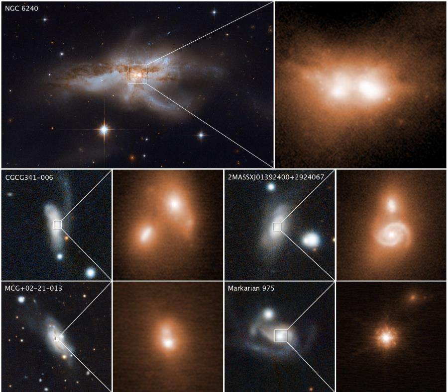 Un equipo de astrónomos, entre ellos algunos de Chile, ha encontrado una relación entre el choque de galaxias y la voracidad de los agujeros negros (semisquare-x3)