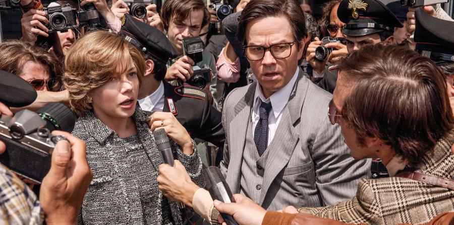 Mark Wahlberg y Michelle Williams en una escena de “All the Money in the World”. (Suministrada) (horizontal-x3)
