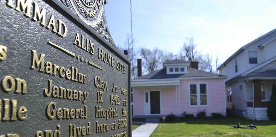 La casa donde creció Muhammad Ali en Louisville, Kentucky, abrió como un museo el 18 de marzo de 2016. (horizontal-x3)