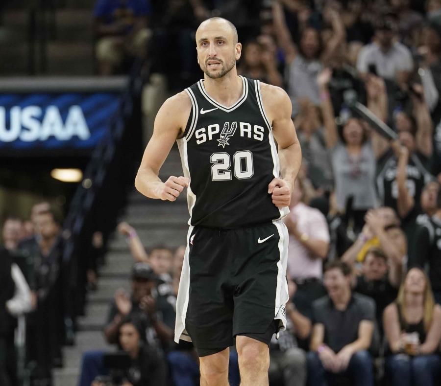 Manu Ginóbili con los Spurs el pasado abril. (AP) (semisquare-x3)