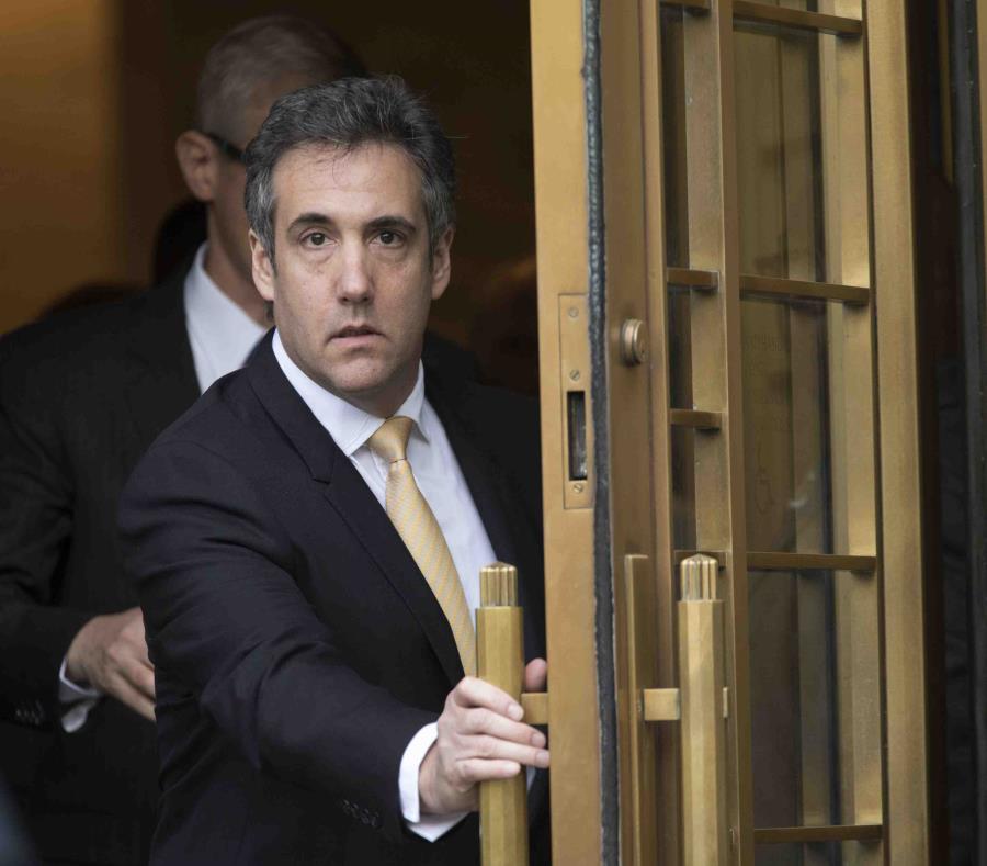 Cohen compareció hoy al tribunal en Nueva York. (AP) (semisquare-x3)