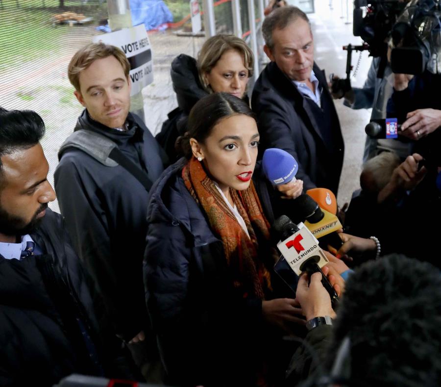 Alexandria Ocasio-Cortez será la legisladora más joven de la Cámara baja federal. (AP / Beto Matthews) (semisquare-x3)