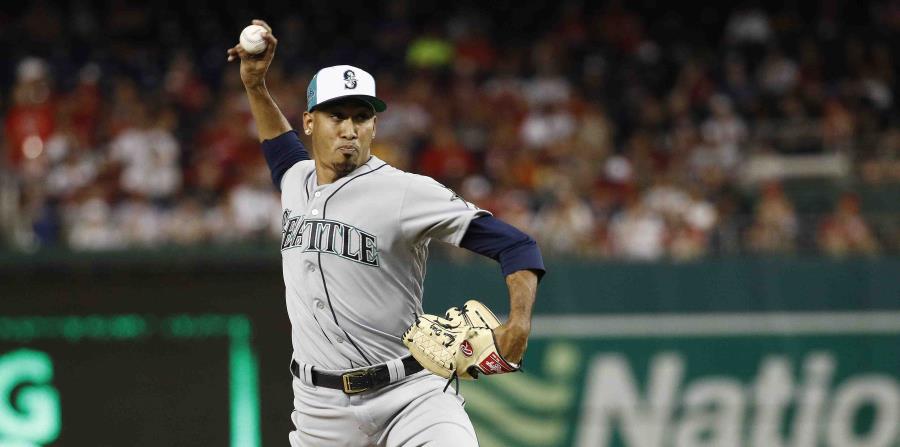 Edwin Díaz durante un lanzamiento. (AP) (horizontal-x3)
