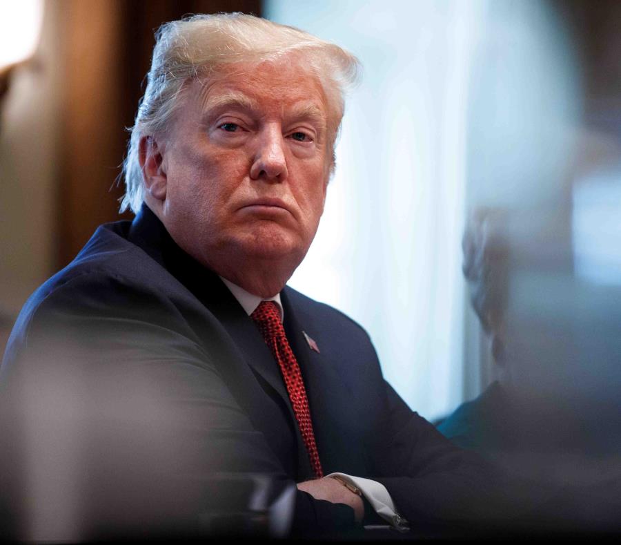 El presidente estadounidense, Donald Trump, se reúne con los miembros de su gobierno en la Casa Blanca. (EFE) (semisquare-x3)