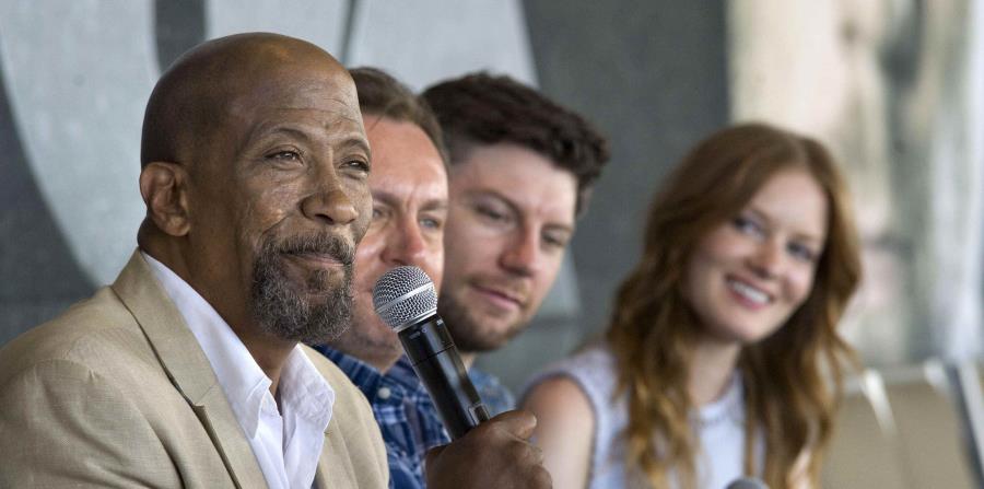 Reg E. Cathey en una conferencia de prensa en el Comic Con de San Diego en el 2016. (AP) (horizontal-x3)