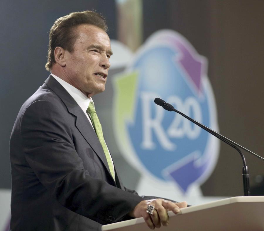 Schwarzenegger durante una actividad en mayo pasado en Australia. (AP) (semisquare-x3)