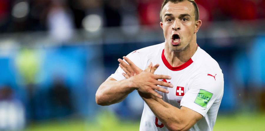 Xherdan Shaqiri celebra el gol. (AP) (horizontal-x3)