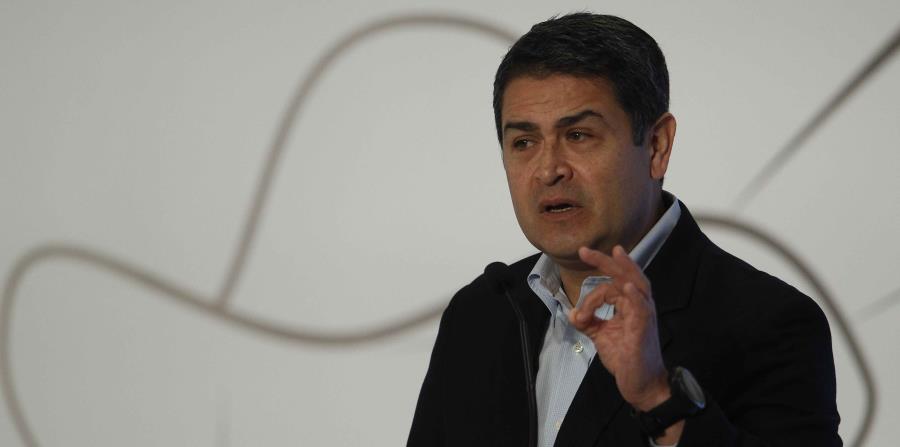 El presidente de Honduras, Juan Orlando Hernández, dijo que