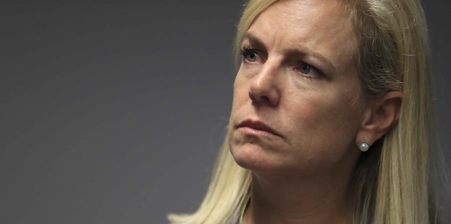 La secretaria de Seguridad Interna de Estados Unidos, Kirstjen Nielsen (horizontal-x3)