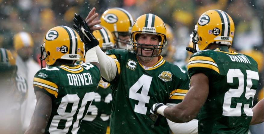 Brett Favre con los Green Bay Packers. (AP) (horizontal-x3)