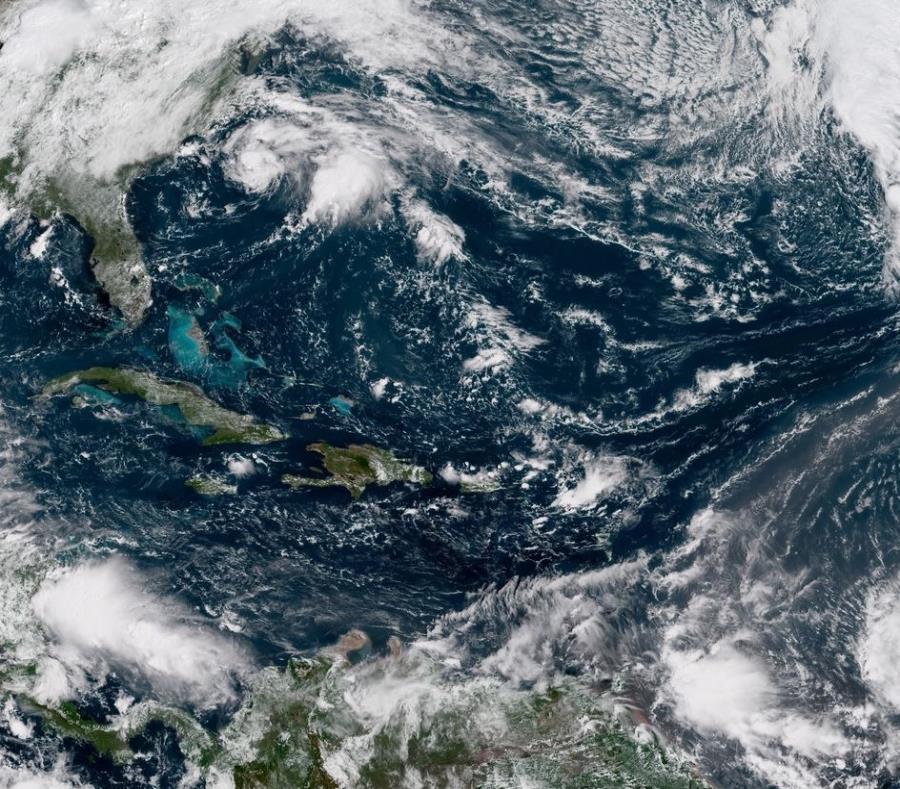 Imagen satelital de Caribe. (NOAA) (semisquare-x3)