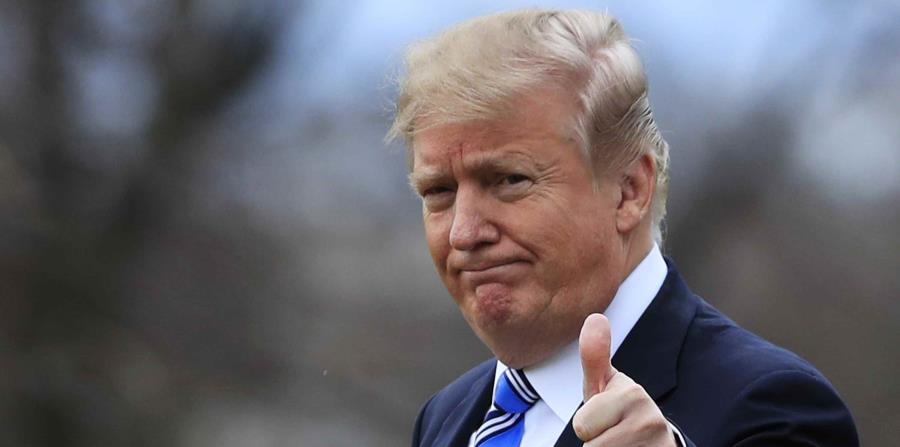 Trump expresó su respaldo en Twitter. (AP) (horizontal-x3)