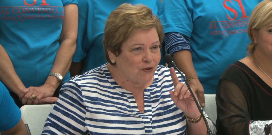 La presidenta de la AMPR, Aida Díaz, ofreció detalles en una rueda de prensa. (horizontal-x3)