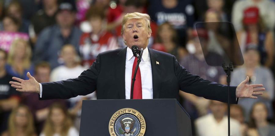 Donald Trump está bajo consideración gracias a una carta firmada por 18 congresistas republicanos solicitando que fuese considerado para el galardón. (AP / Jim Mone) (horizontal-x3)
