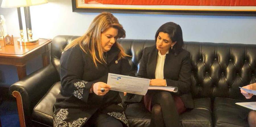 Jenniffer González se reunió con la administradora de CMS, Seema Verma. (Suministrada) (horizontal-x3)