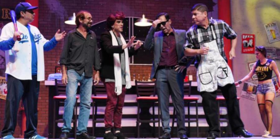 “Men and The City… ella quiere pero él no” es una adaptación para el teatro del segmento que se transmite en el programa “Raymond y sus Amigos”. (Suministrada) (horizontal-x3)