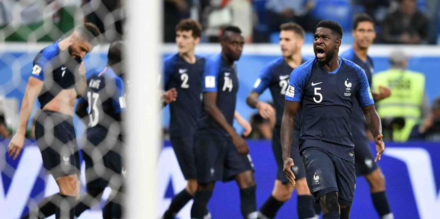 Samuel Umtiti fue el autor del gol de la victoria de Francia. (AP) (horizontal-x3)