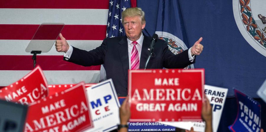 El presidente de Estados Unidos, Donald Trump, durante la campaña de 2016 (horizontal-x3)
