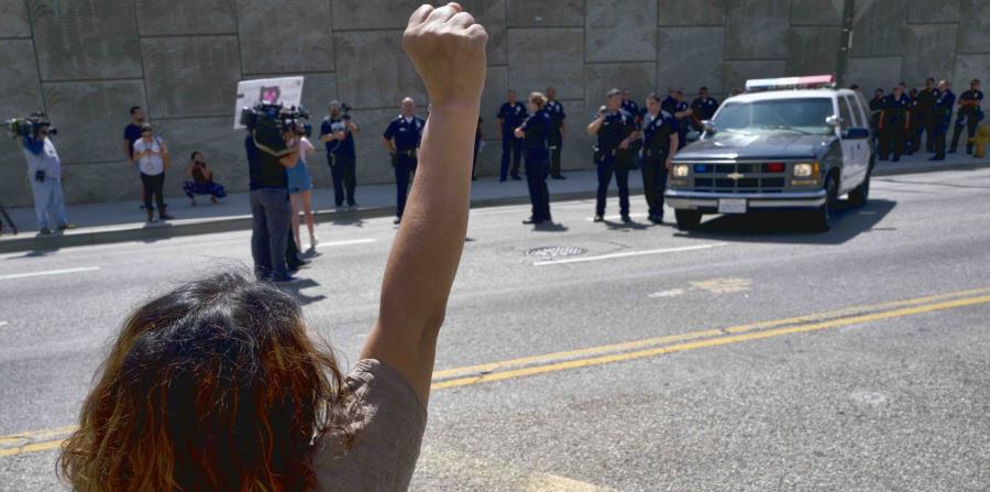A siete manifestantes se les emitieron citatorios por “no dispersarse”. (horizontal-x3)