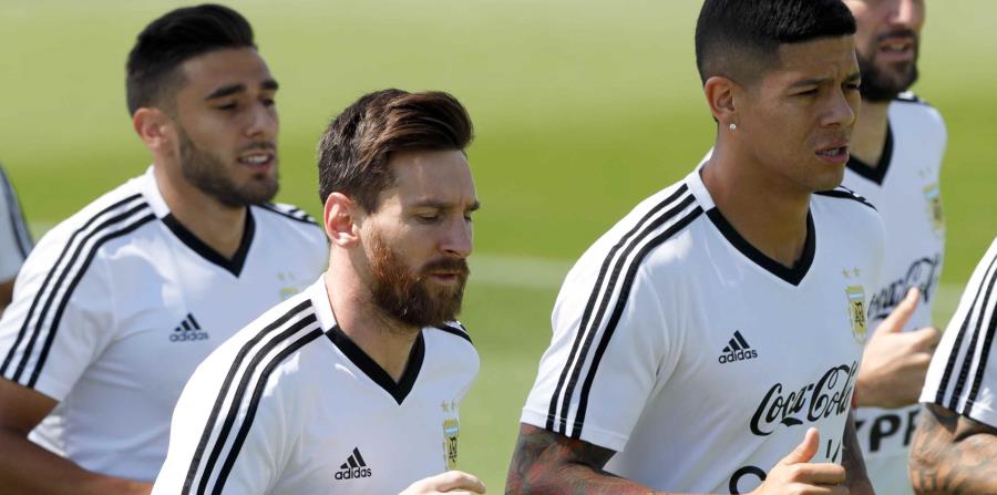 El equipo de Argentina entrenó esta mañana. (AP) (horizontal-x3)