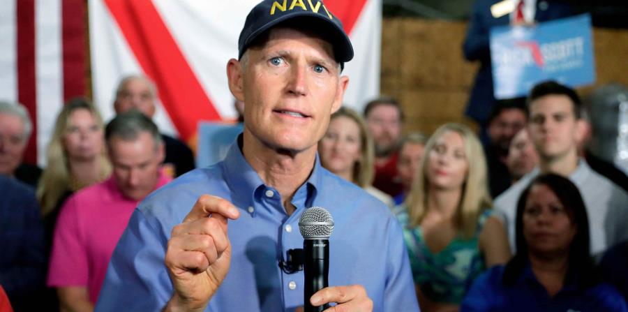 En la foto está Rick Scott, gobernador de Florida. (horizontal-x3)