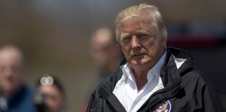 Trump visitó a Puerto Rico el pasado 3 de octubre para conocer de primera mano los esfuerzos de recuperación que se realizan en la isla. (Archivo / GFR Media) (horizontal-x3)