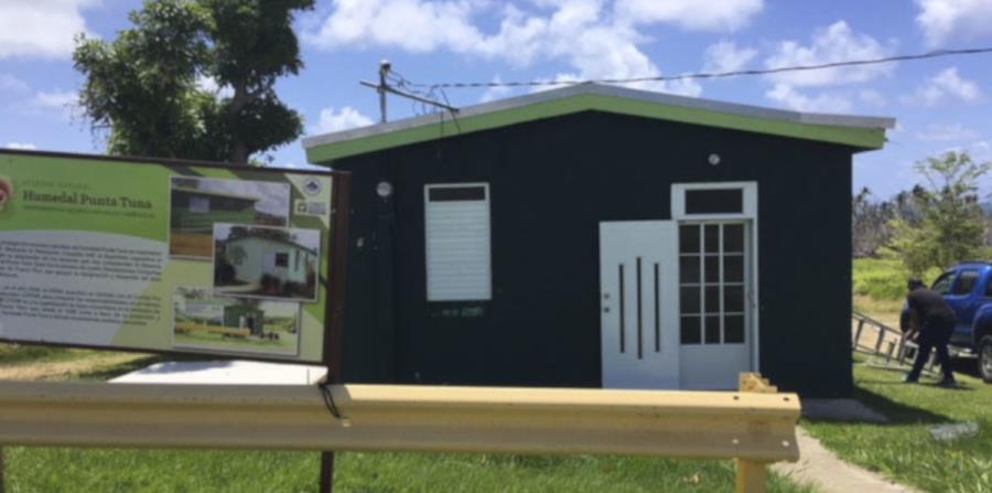 La Casa Verde, en MAunabo, ha servido de oficina, centro comunitario y hospedaje para la comunidad. (Suministrada) (horizontal-x3)