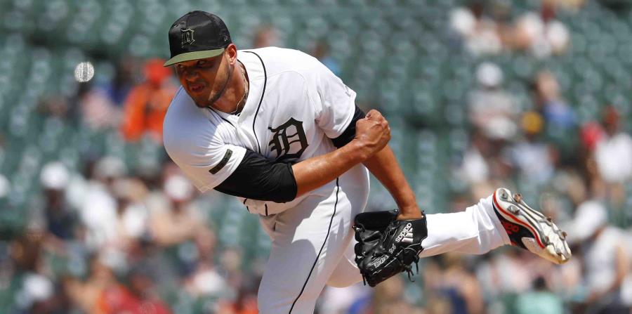 Joe Jiménez tiene récord de 4-1 en lo que va de temporada. (AP / Archivo) (horizontal-x3)