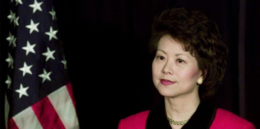 La secretaria de Transporte federal, Elaine Chao (horizontal-x3)